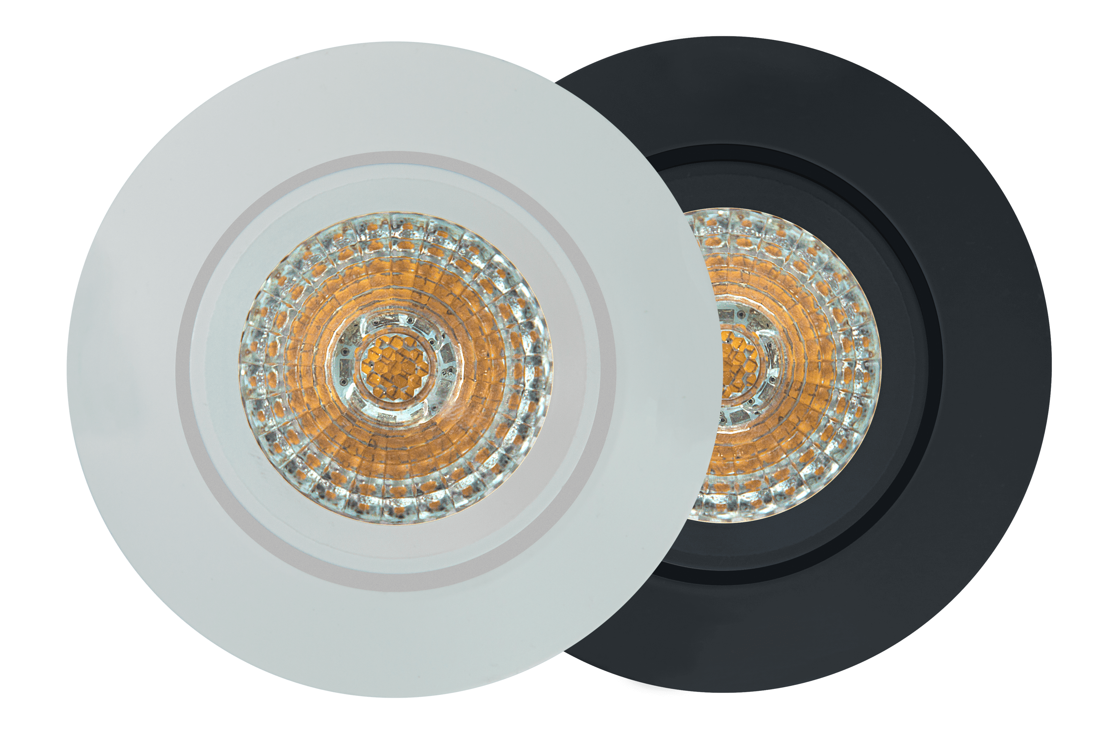 Loxone LED Spoty WW v bielej a antracitovej farbe
