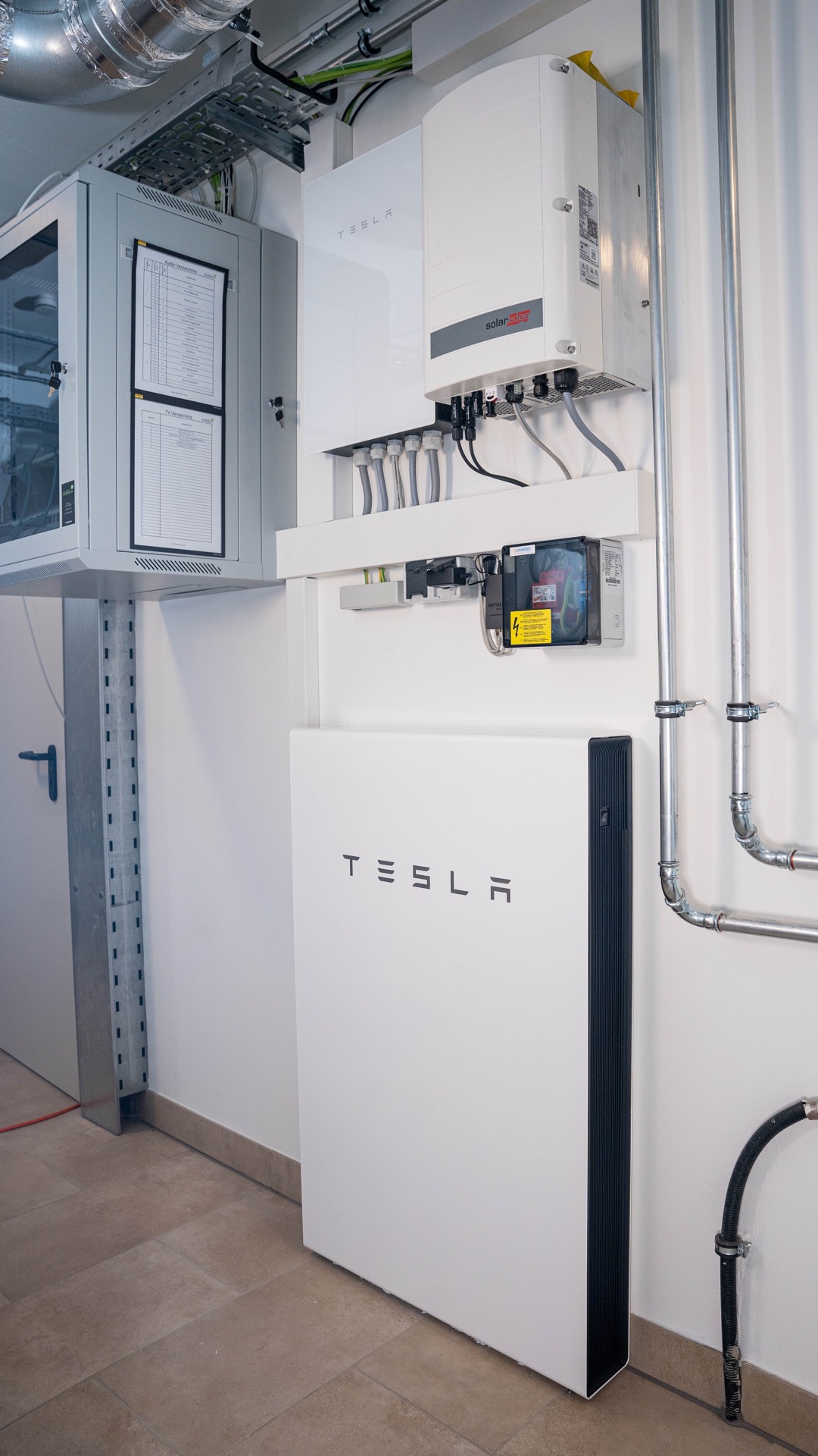 Tesla Powerwall a technická místnost