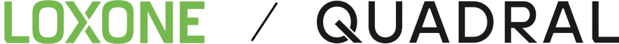 loga společností Loxone a Quadral
