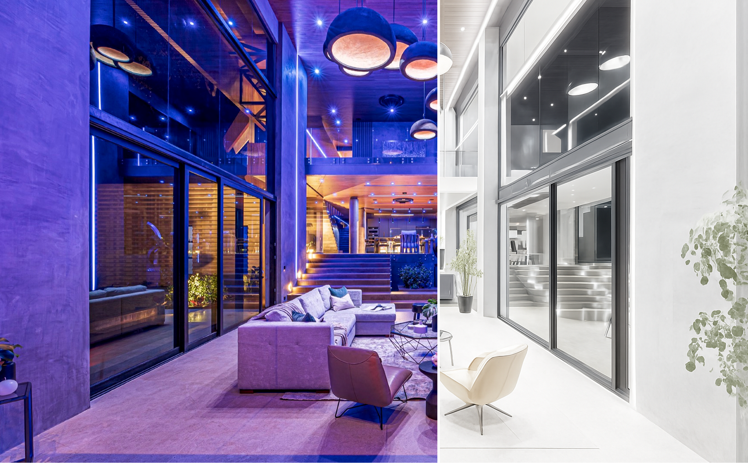 porovnání světelných nálad