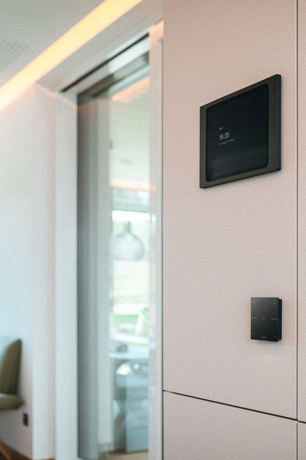 bytová jednotka s ovládáním z tabletu