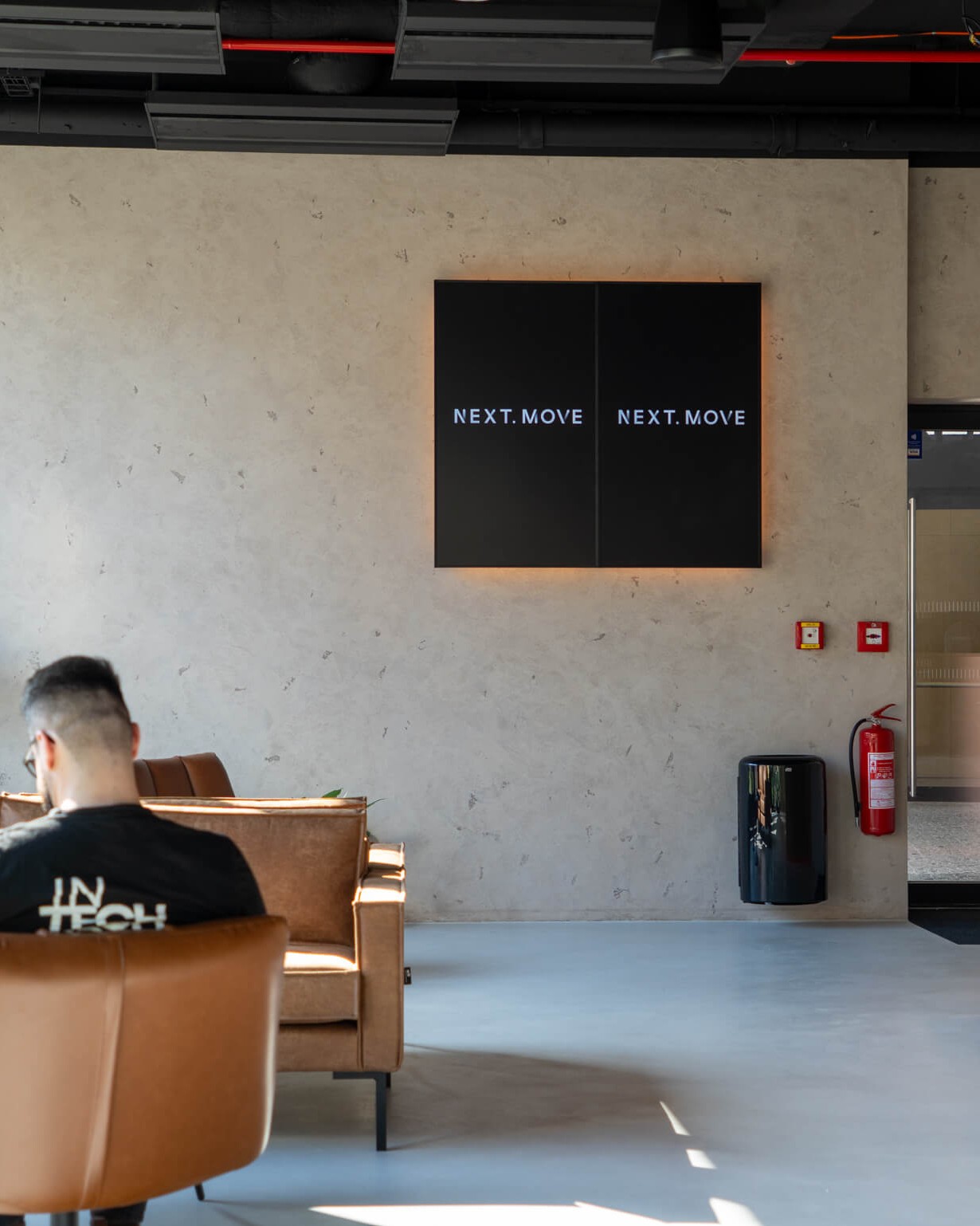 Interiér fitness centra Next.Move na pražských Vinohradech