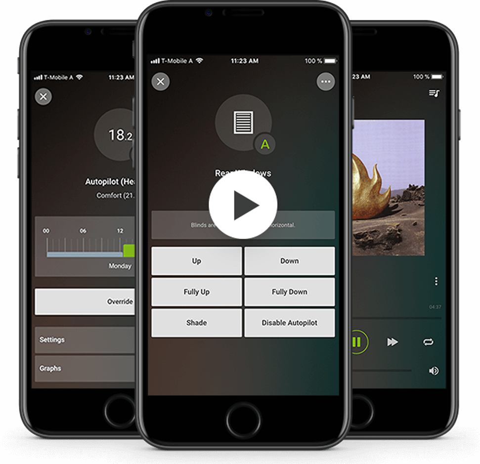Smart Home App für iPhone iPad Android uvm Loxone