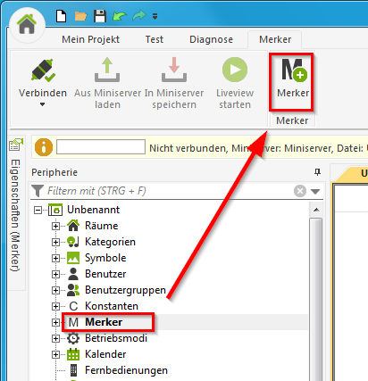 Dokumentation - Merker | Loxone
