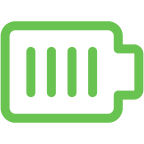 Icon Batterie voll geladen