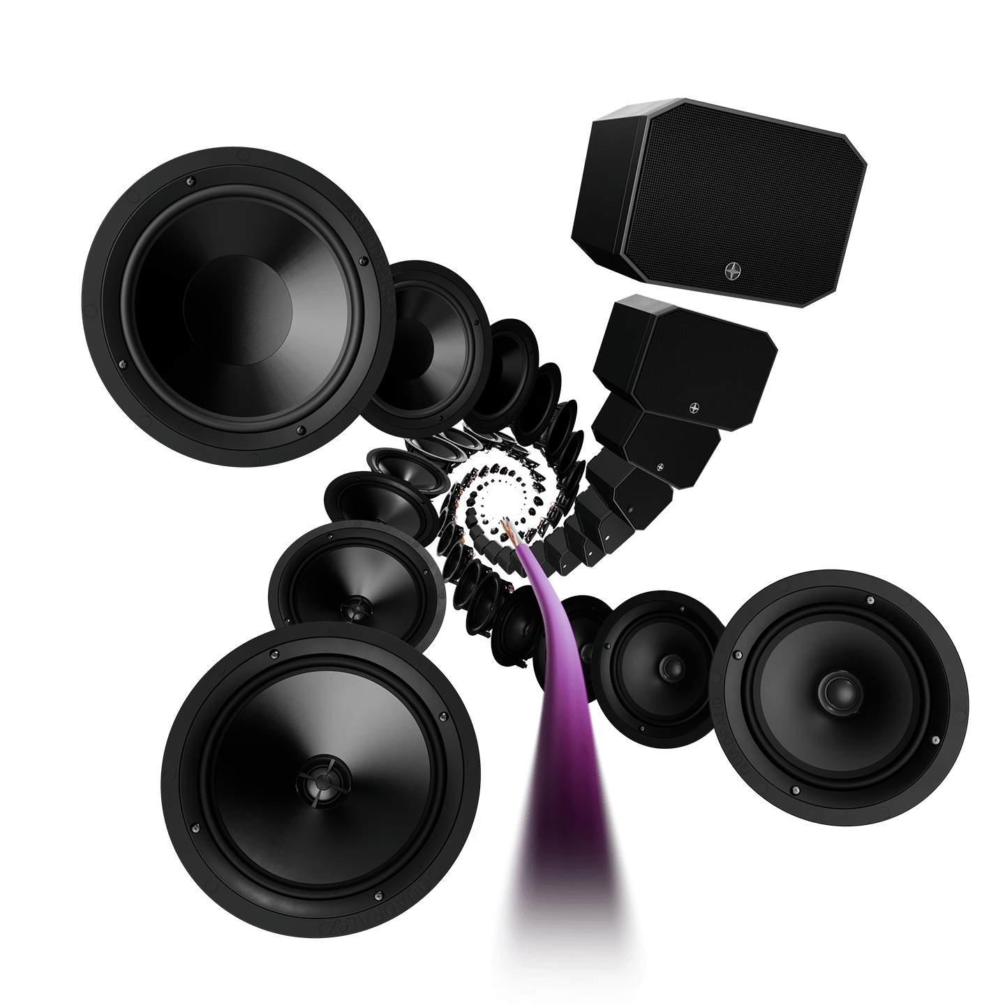 Speaker mit Tree Turbo Verkabelung