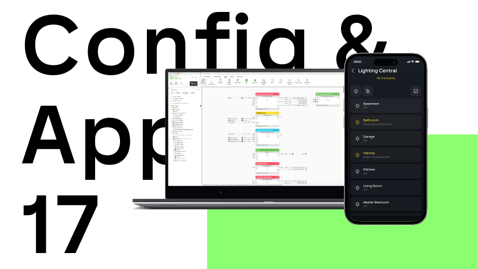 Config & App 17: Der neue Look von LOXONE. Und noch viel mehr.