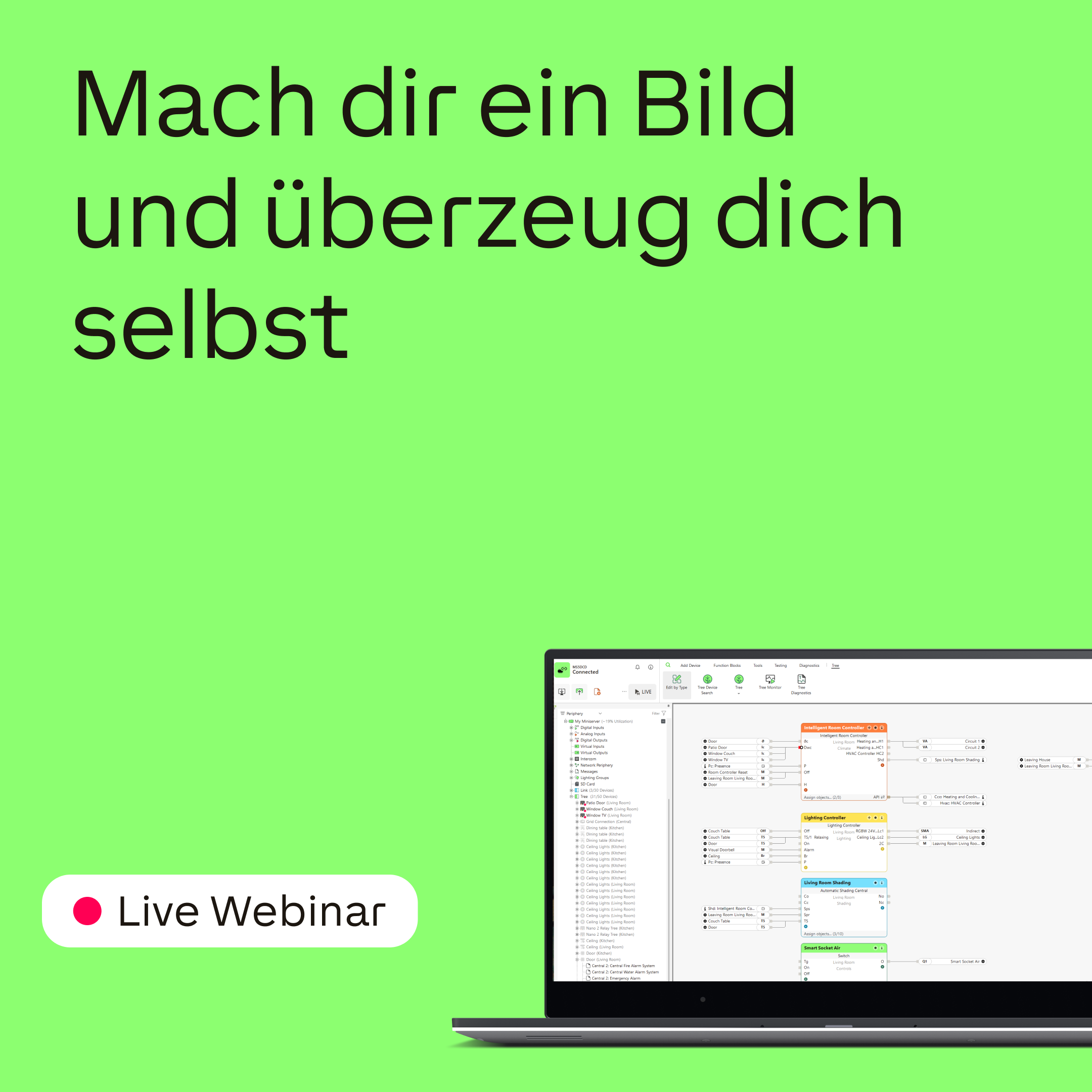 LOXONE Partner working in LOXONE Config
