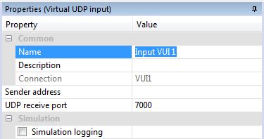 Example Screen Shot On Changing Properties UDP On Loxone Config