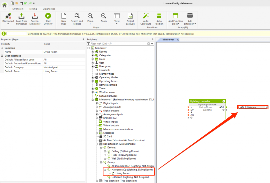 Documentation - Setting up DALI Devices | Loxone