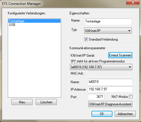 Example Screenshot Of Loxone Config Eib KNX Gateway
