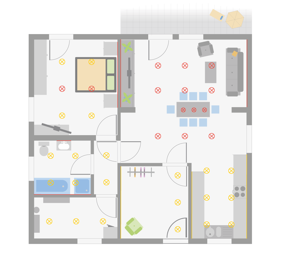 How to plan lighting with LED spotlights