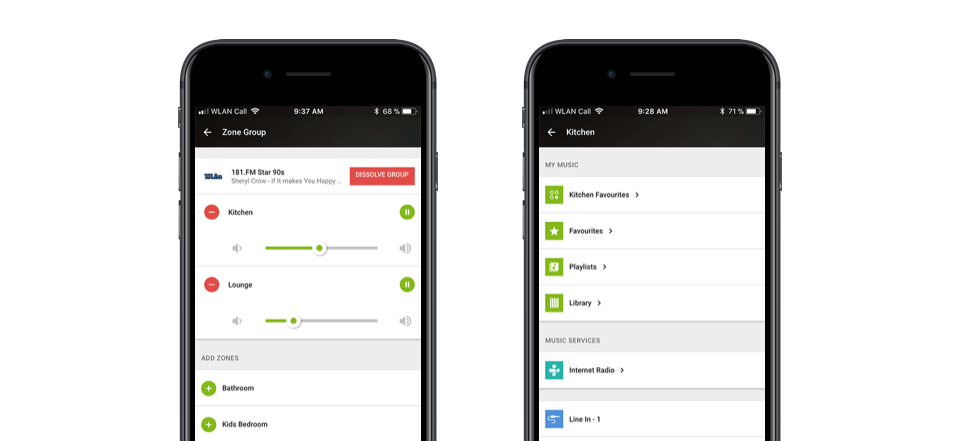 multiroom audio - Loxone app