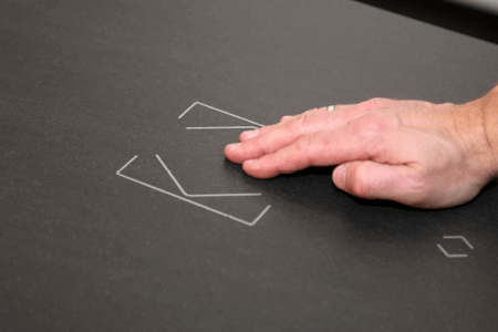 Der Touch Surface ist das zentrale Bedienelement für die Beleuchtung