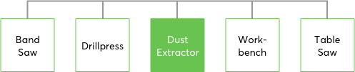 Workshop Dust Collection System Diagram 