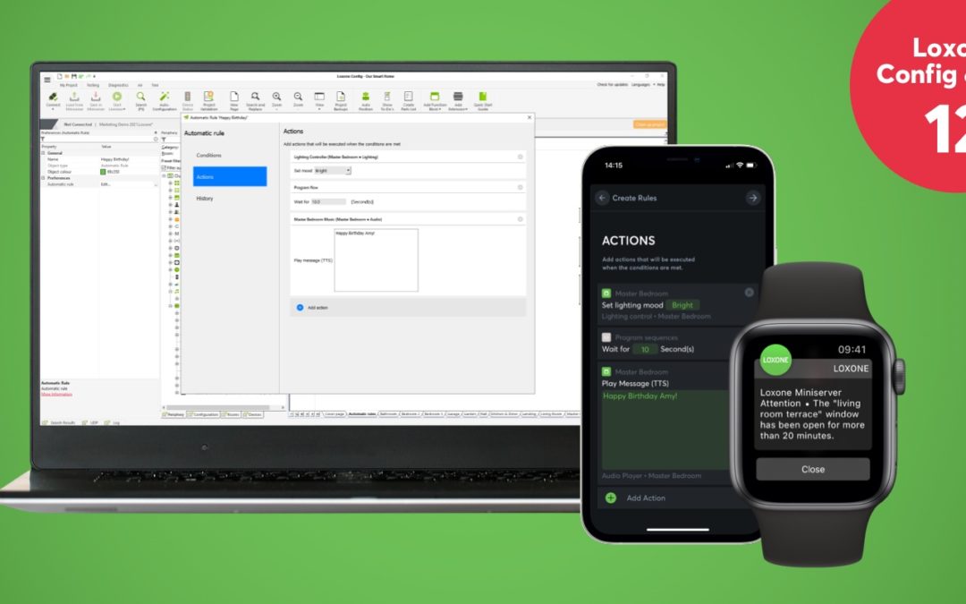 New: Loxone Config & App 12