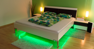 Lighting under the bed - Green