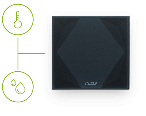 Touch Pure sensors Touch Pure switch with thermometer and water icons