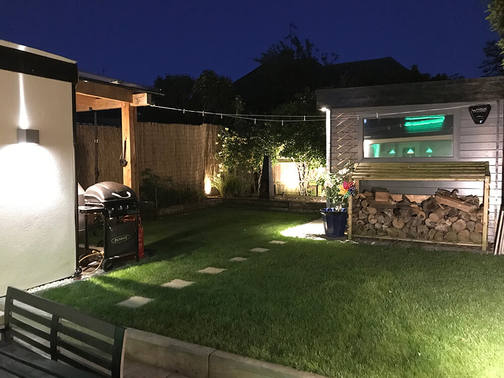 smart home backyard