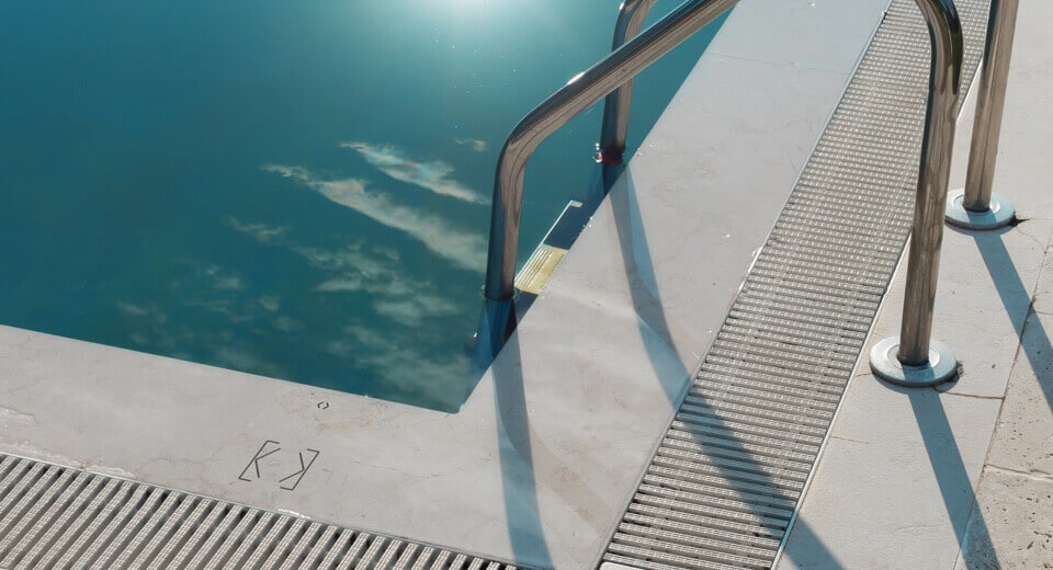 Poolside Touch Surface