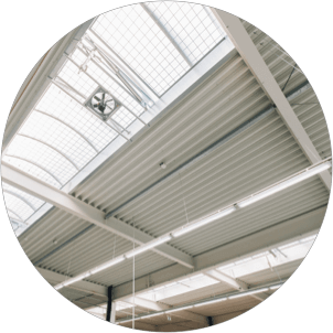 Ventilation in warehouse