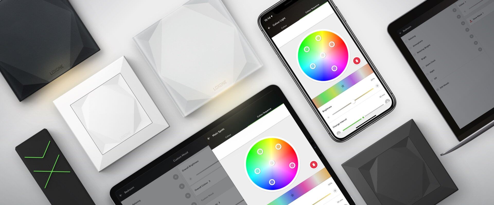 LED lighting Smart lights in a Loxone Smart Home