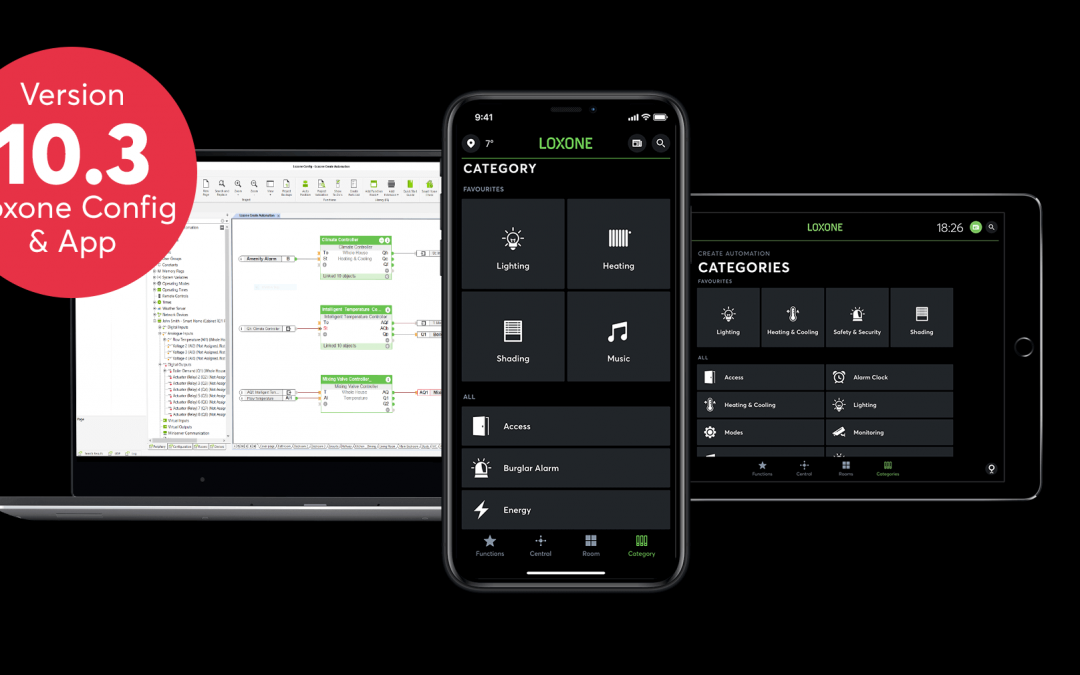 Loxone Config & App 10.3 – now available