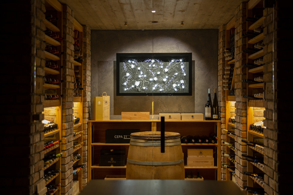 Wine tasting cellar enhanced by automation Loxone Blog
