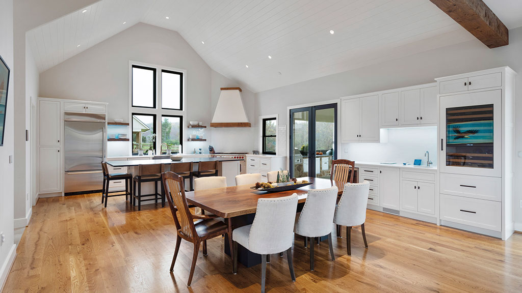 Dining room of a smart home