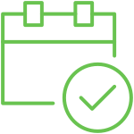 Heating and cooling schedules with damper control