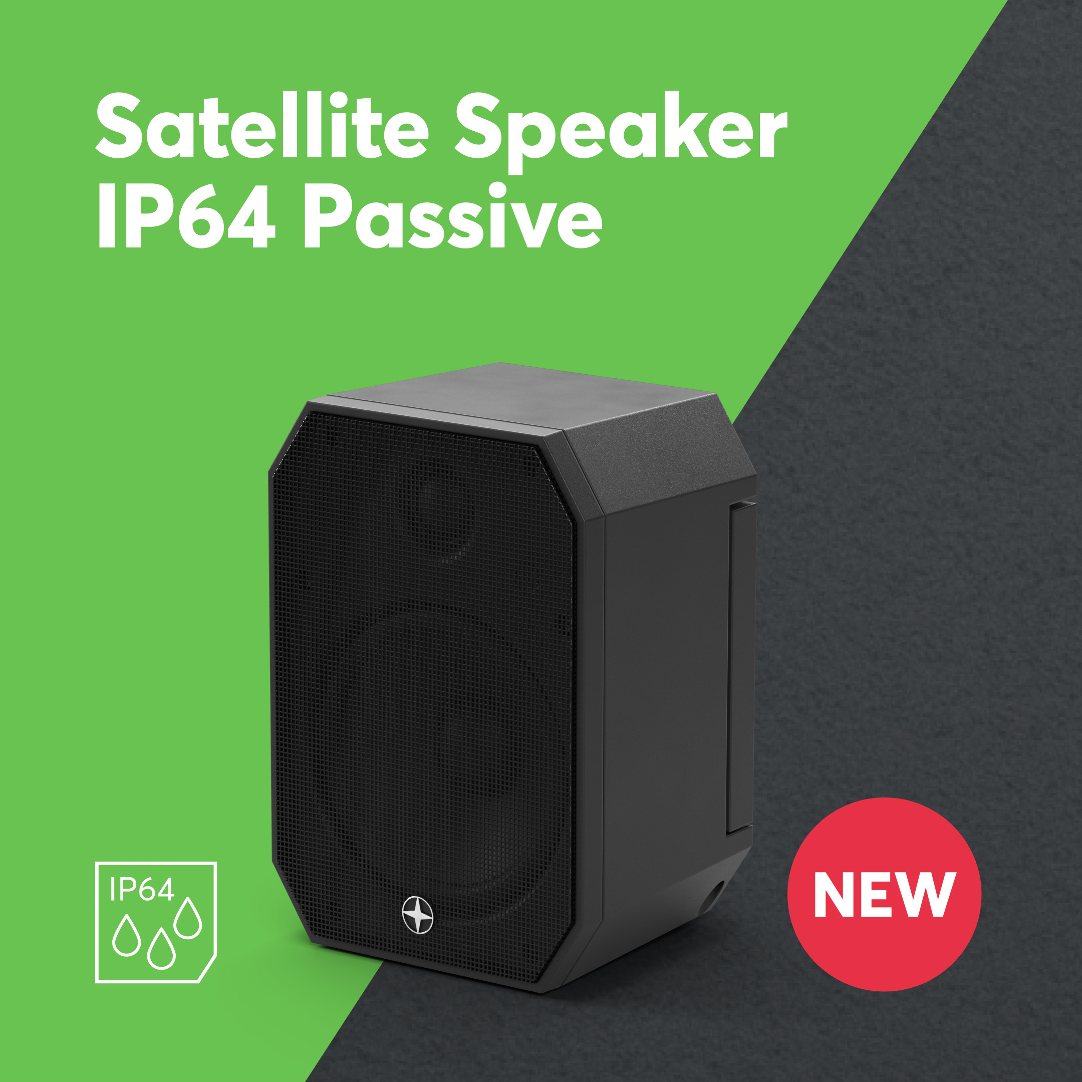 NEW Quadral Install Speaker 10 Passive & Satellite Speaker IP64 Passive