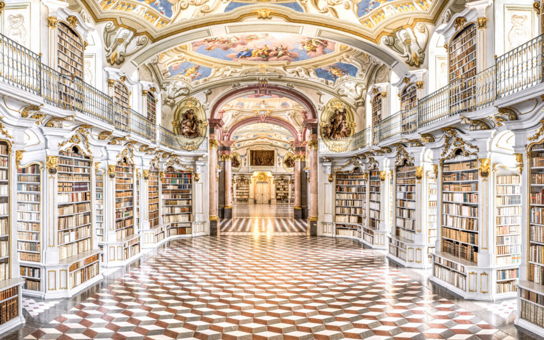 Inside an intelligent fairytale library: Stift Admont