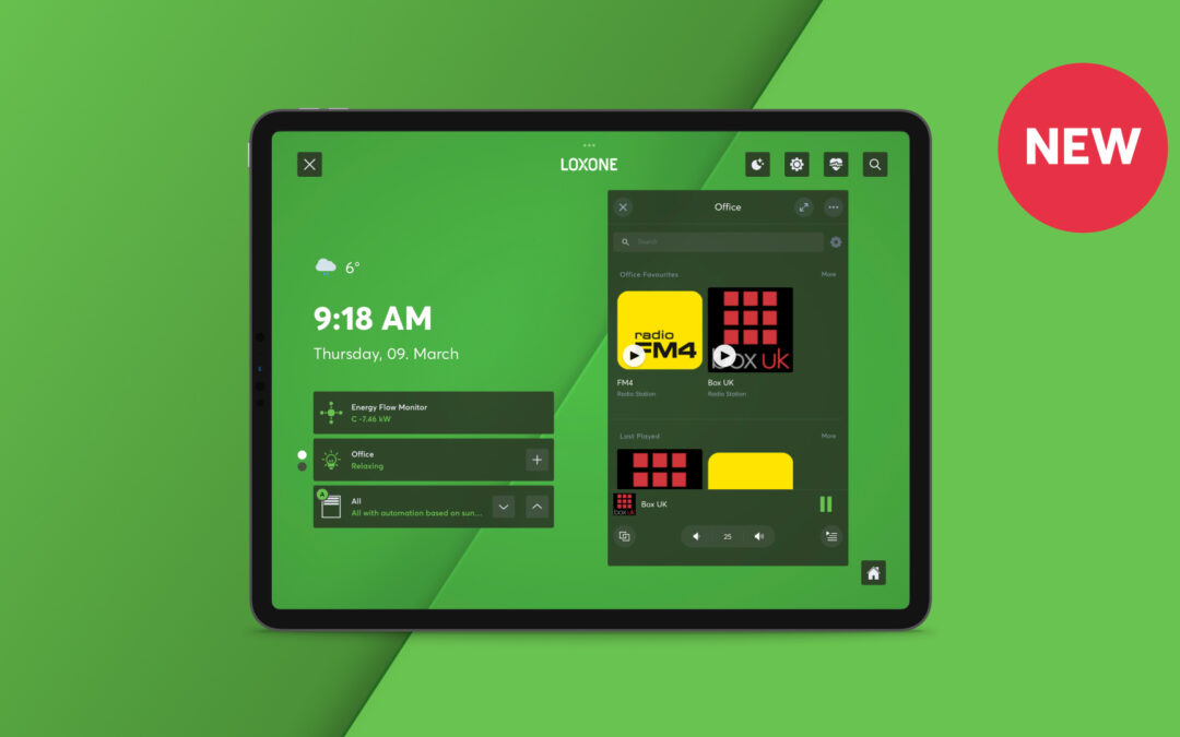 NEW: Ambient Mode in the Loxone App