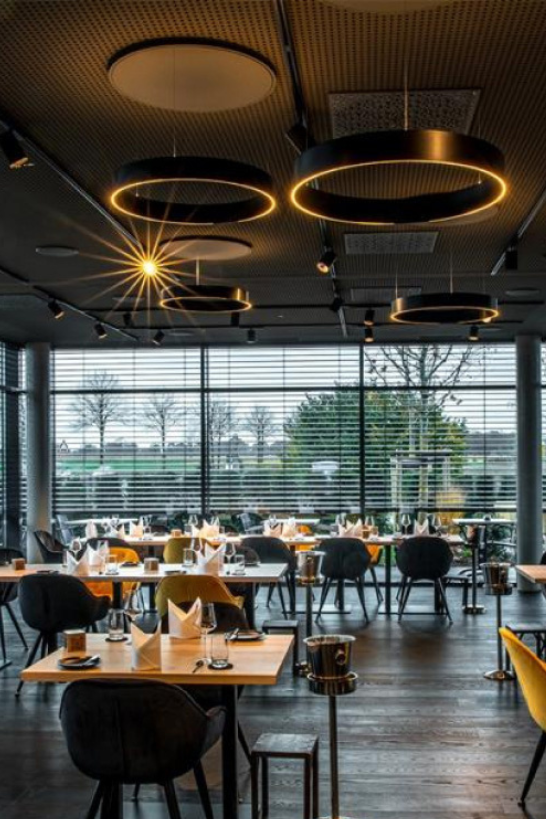 smart apartment of the future illuminated staircase