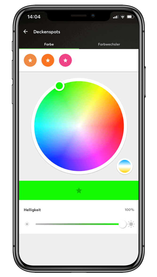 Smart Home App - Lichtsteuerung