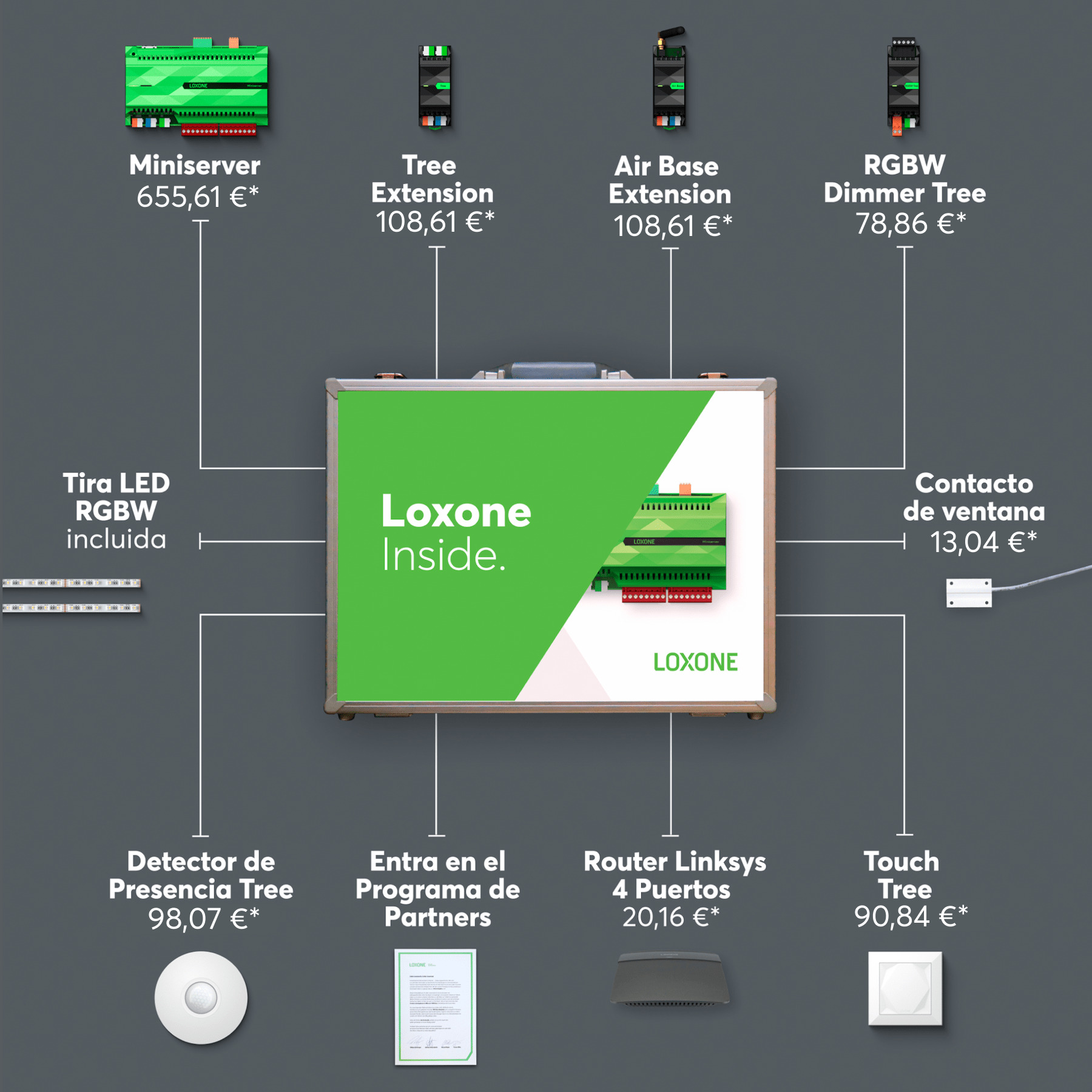 Maletín primeros pasos maletín loxone