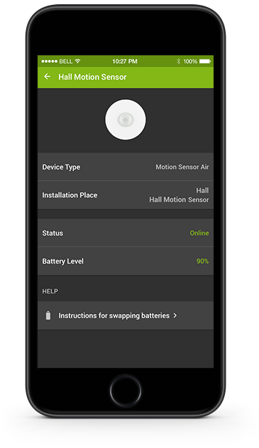 Batterie Monitor Detailansicht