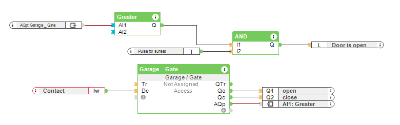 Notification porte de garage - configuration