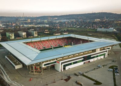 Stade de foot DVTK vue aérienne 6