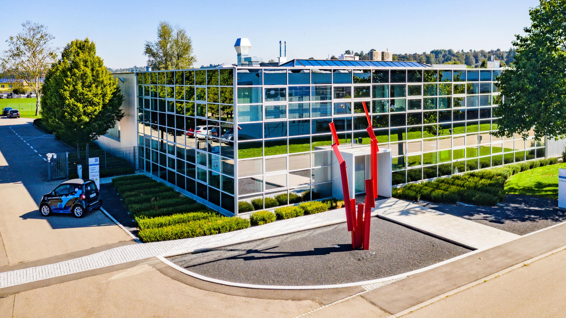 Das Firmengebäude von Lock Antriebstechnik.
