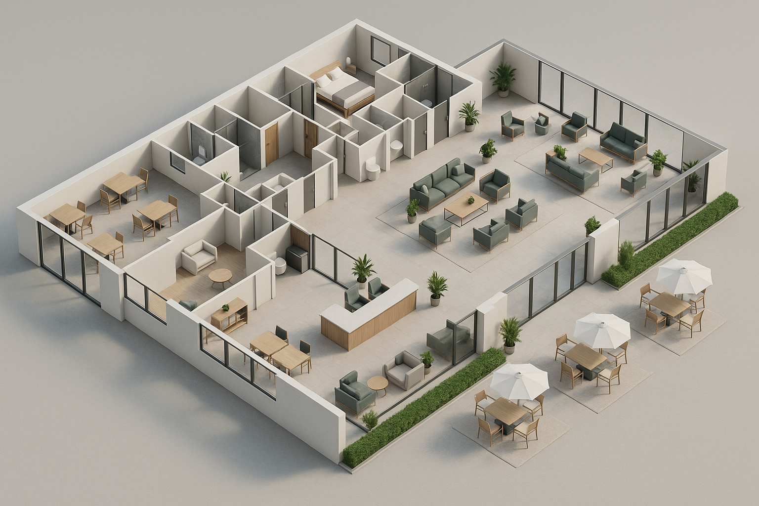 Maquette Hôtel