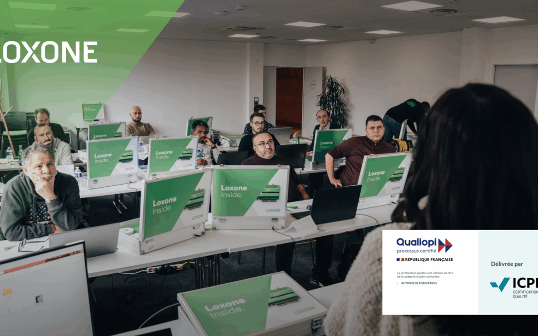 Loxone devient un organisme certifié Qualiopi