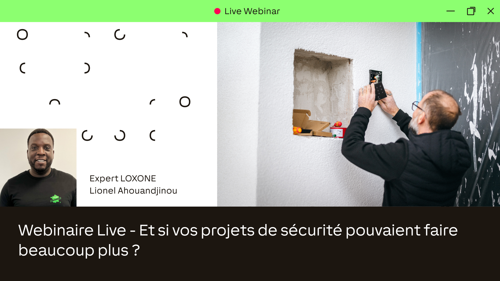 Bannière Webinaire Sécurité