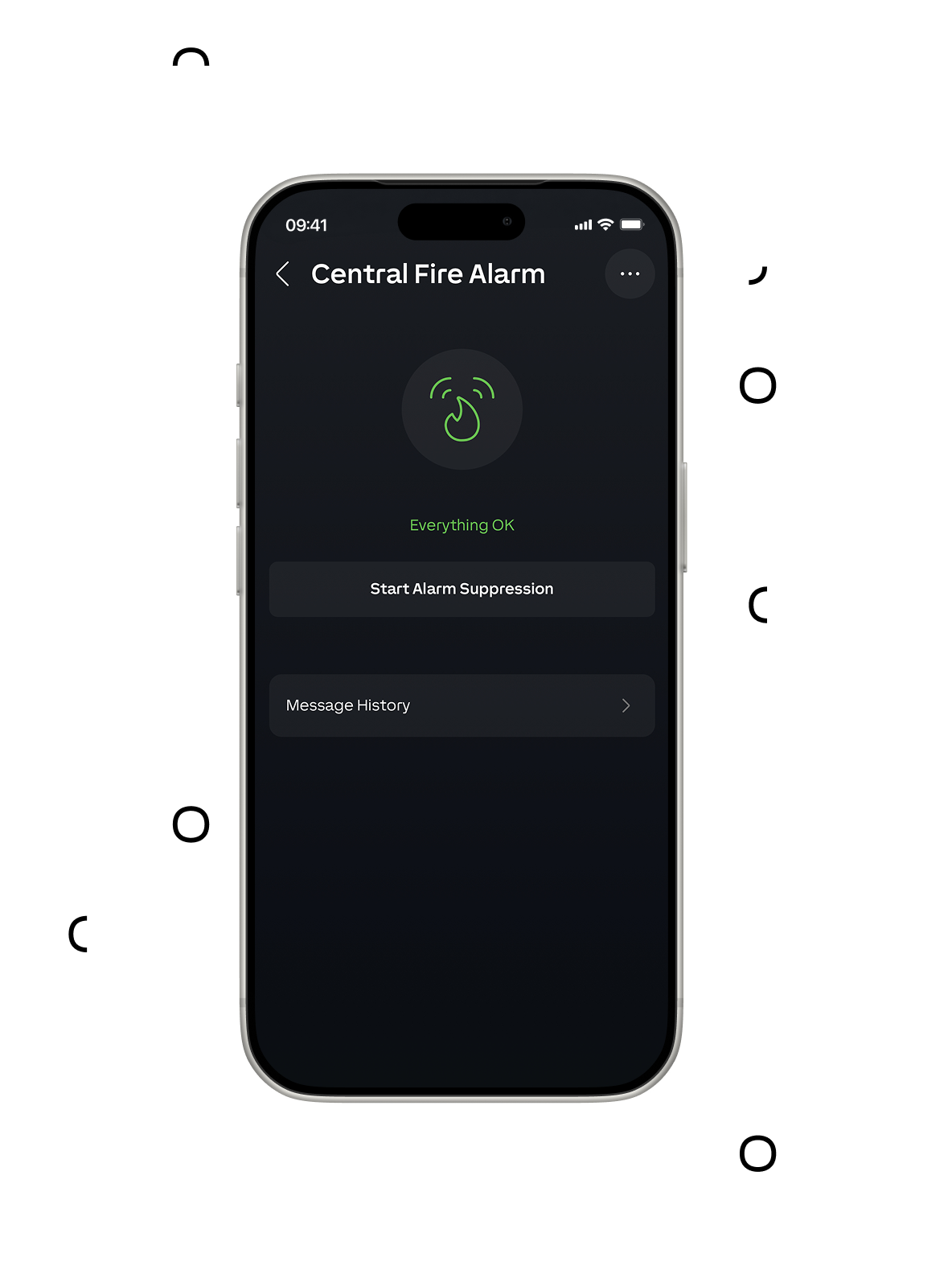 App LOXONE - Fonction Alarme