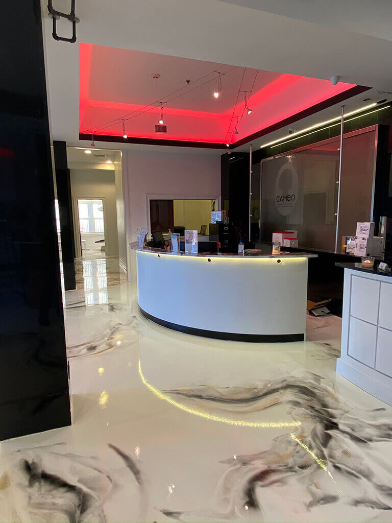 Dr_Office_Entrance Doctor office entry room with LED Strip lighting