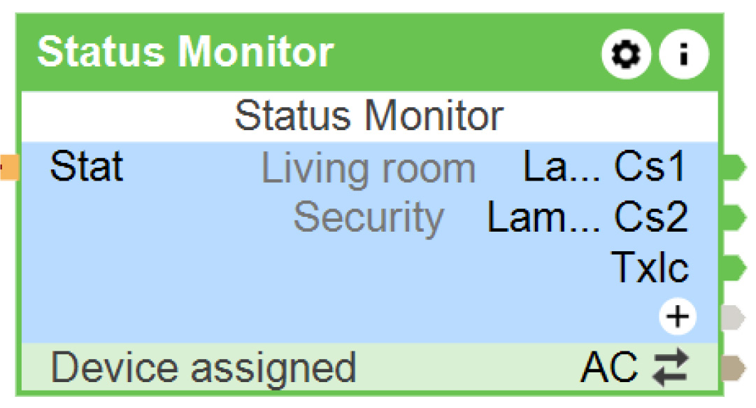 Status Monitor Block