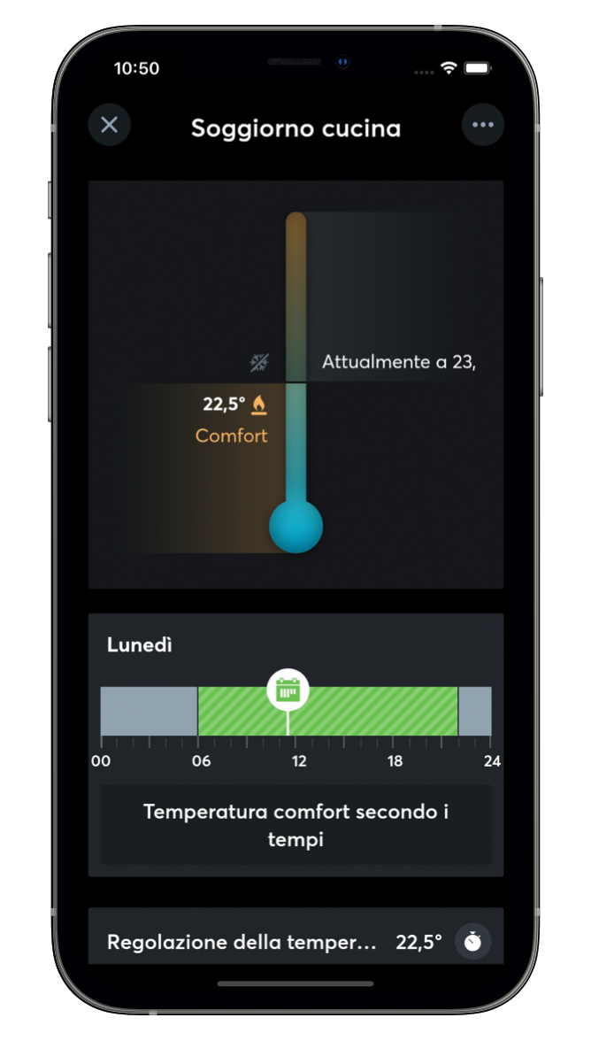 App Loxone per la gestione intelligente del riscaldamento