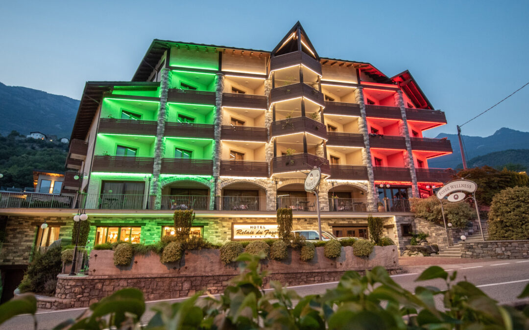 L’illuminazione dell’hotel Relais du Foyer