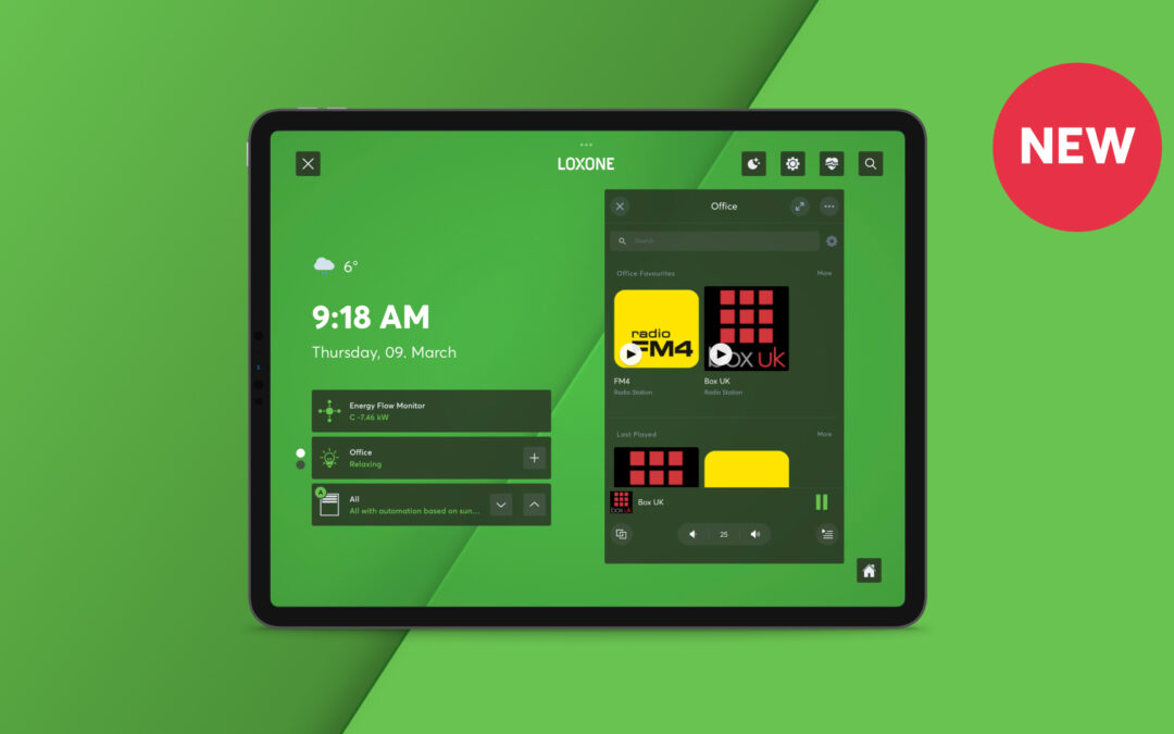Novità: modalità Ambient nell’App Loxone