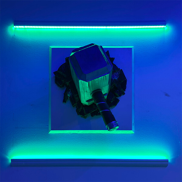 Thor hammer with LED lighting effect